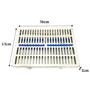 Bandeja para esterilización de acero inoxidable premium, autoclavable, para instrumental quirúrgico, dental y médico, con certificación CE ISO, organizador de instrumentos - Product Image 2