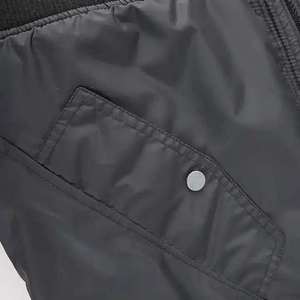 Wholesale Custom Unisex Winter Bomber <b>Jacket</b> Casual Outerwear Trendy Streetwear <b>Flight</b> <b>Jacket</b> with Ribbed Trim - Product Image 5