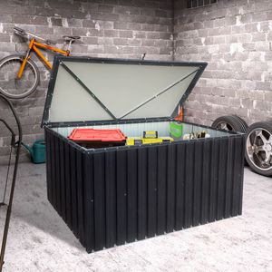 Grande scatola di stoccaggio in metallo per uso quotidiano - Product Image 5