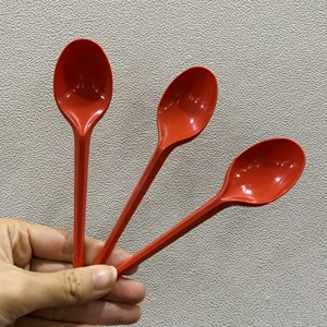 Meilleures ventes 2026 – Nouveauté : Cuillères jetables en plastique 15/21 cm pour fêtes, restaurants, restauration rapide, plats à emporter – Multicolores - Product Image 3