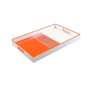 Wholesale Luxury Design Vietnam Rectangle Serving Tray for Table Decoration Home and Kitchen Vietnam Handicraft - Product Image 5