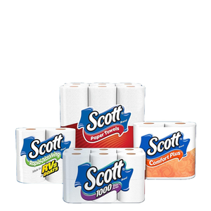 กระดาษเช็ดมือ Scott, แบบเลือกแผ่นได้ - 12 ม้วนใหญ่ = 22 ม้วนปกติ (102 แผ่นต่อม้วน) - Product Image 4