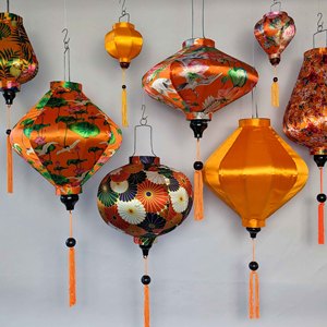 Vietnamese silk <b>lanterns</b> high quality handmade natural <b>bamboo</b> <b>lantern</b> traditional handicraft - Product Image 6