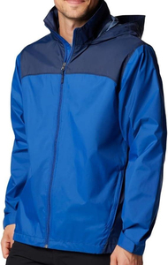 2026 Custom Utility Winter Stand Front Hooded Windbreaker <b>Jacket</b> for <b>Men</b> 100% Nylon Waterproof Breathable Lightweight OEM - Product Image 6