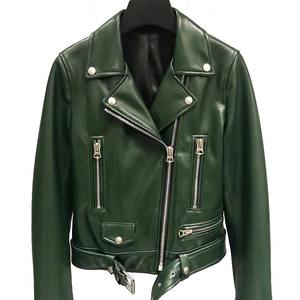 High Quality Cow Skin Raw <b>Women's</b> Leather <b>Jackets</b> Customizable Size Breathable Eco-Friendly Waterproof Winter Polyester Filled - Product Image 6
