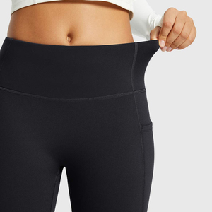 Fabricantes de Ropa Casual, Pantalones Acampanados para Mujer, Pantalones de Pierna Ancha Totalmente Personalizados - Product Image 6