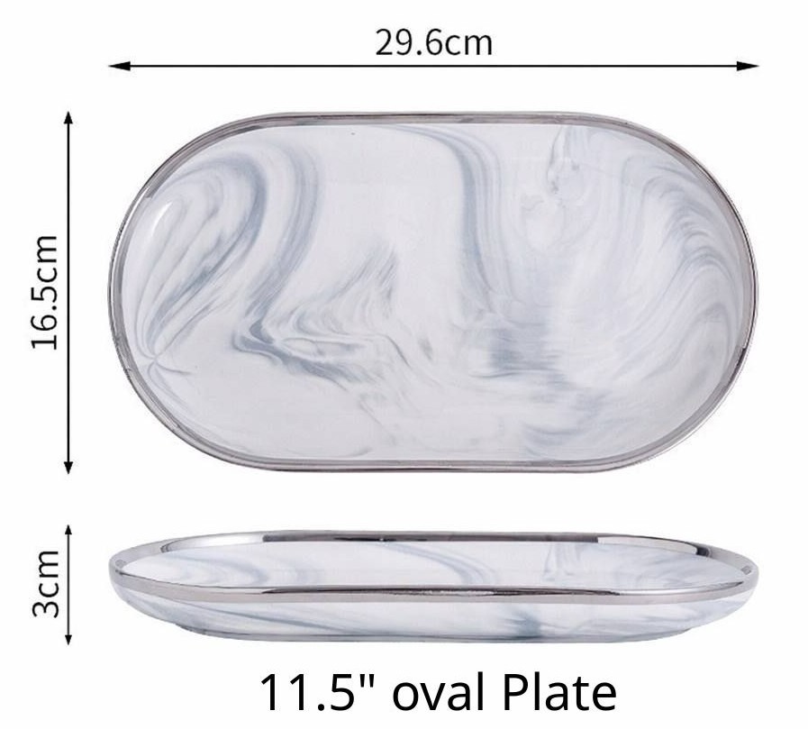 11.5" oval Plate