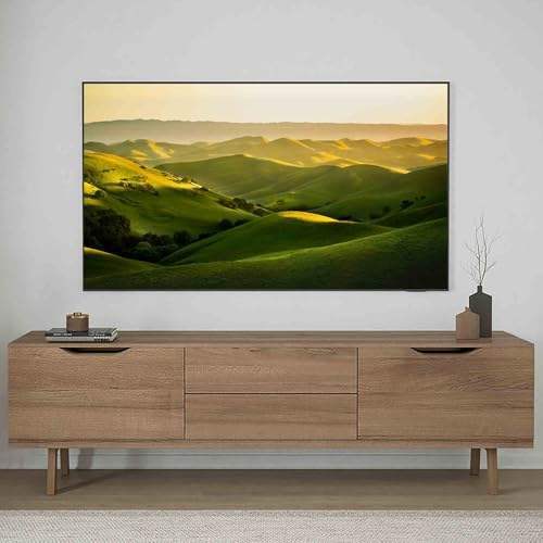 85 Inch 4K LED Smart TV UHD Flat Screen Black WebOS with Game Mode Wide Viewing Angle 60Hz for Living Room Wall Mount