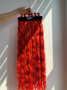 Top Selling Nasa Hair Bulk Remy Natural Wave Vietnamese Hair Extensions Double Drown 100grams <b>Lighter</b> Colors 30 Inches - Product Image 4