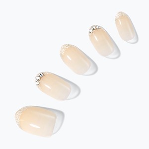 Anello di nozze ovale lungo fascia di metallo Fine squisito - Product Image 1