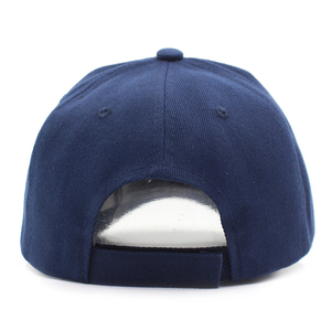 Gorra de Béisbol Unisex de Color Sólido, Azul Marino, 6 Paneles, Ajustable, Estilo Casual, 100% Algodón, Tejido Transpirable e Impermeable, 3D - Product Image 3