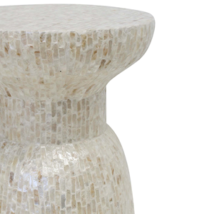 Modern Mother of Pearl <b>Side</b> <b>Table</b> Hand-Inlay End <b>Table</b> For <b>High</b>-End Interior Design Wholesale Artisan Home Decor From Vietnam - Product Image 2