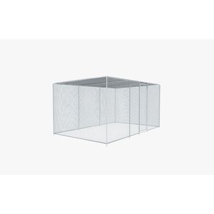 Recinto per Pollaio 13x8x6.5FT con Rete Verde, Gabbia per Animali da Giardino - Product Image 4