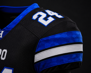 Tenue de sport personnalisée, ensemble d'uniformes de football américain, design personnalisé – Impression par sublimation de haute qualité |   Fournisseur en gros OEM - Product Image 4