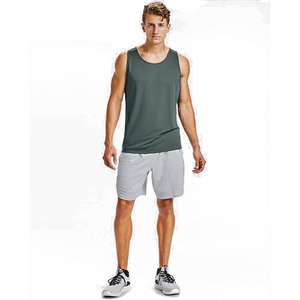 Plain Dyed Workout Bodybuilding Training Wear <b>Singlets</b> <b>Men</b> Loose Fit Gym Fitness <b>Men's</b> Tank Tops U-Neck Stringer Vests - Product Image 2