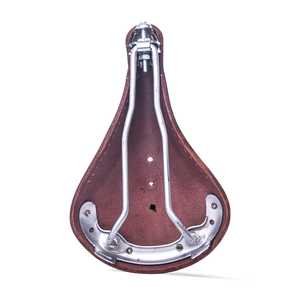 Sillín de Bicicleta M.A Leathers B17 Marrón, Estilo Cuero, Diseño con Remaches, Rieles Dobles de Acero, Cojín Transpirable para Ciclismo de Carretera y MTB - Product Image 3