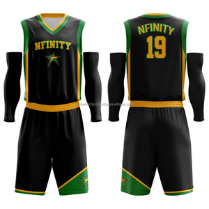 Maillot de basket-ball réversible personnalisable pour hommes jeunes chemises de sport hip hop nom numéro impression grande taille shorts d'été - Product Image 5