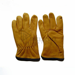 New Customs Cow Hide Safety Leather Driving <b>Gloves</b> with Leather <b>Gloves</b> Men Work Leather Driving <b>Gloves</b> for Industrial - Product Image 6