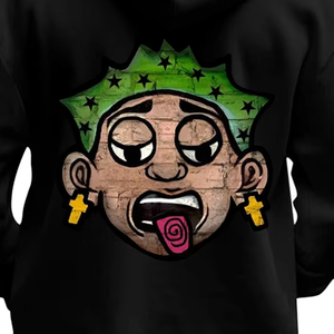 เสื้อฮู้ดดี้โอเวอร์ไซส์ผ้าผสมโพลีเอสเตอร์คอตตอนคุณภาพสูง น้ำหนัก 260 กรัม พิมพ์ลาย DTF ด้านหลัง จัดส่งฟรี ปรับแต่งได้ ขายส่ง - Product Image 5