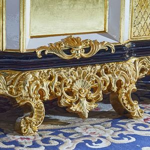 Opulence The Plaza, Juego de Comedor Ovalado de Teca Tallada a Mano, Colección de Muebles de Lujo para Hotel, Villa o Palacio de Estilo Barroco Real - Product Image 3