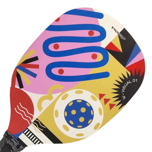 Paleta de madera Pickleball con sellado de superficie rugosa para pelotas de squash - Product Image 3