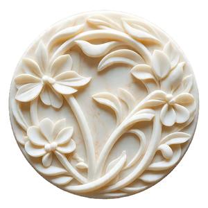 Panel de Pared Floral de Mármol Blanco de la Mejor Calidad con Diseño de Flores 3D Talladas a Mano para Decoración Interior Navideña - Product Image 2