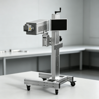 Machine de marquage laser CO2 automatique pour la ligne de production, codage de logos, codes-barres, codes QR et informations produit