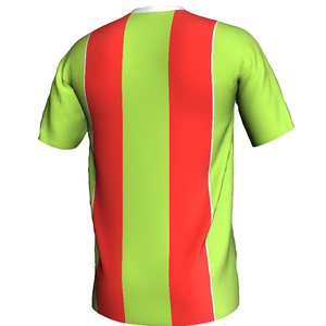 Uniforme de Fútbol de Manga Corta con Cuello en V, Diseño de Bloques de Color, Sublimado, Transpirable, OEM - Product Image 4