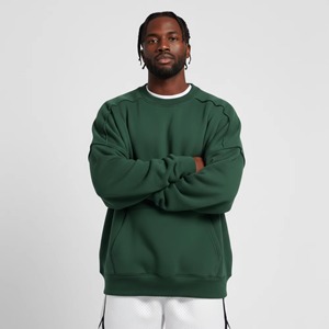 Nouveau modèle 2026 – Sweat-shirt décontracté 100 % coton épais, col rond, délavé à l'acide, brodé, coupe oversize – Vente en gros Hiver - Product Image 6