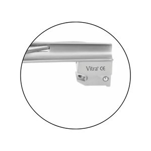 Lames de laryngoscopes à fibres optiques Vitra Diagnostics VDA1011 Wisconsin I Certifiées ISO13485 CE pour usage hospitalier 1 - Product Image 1