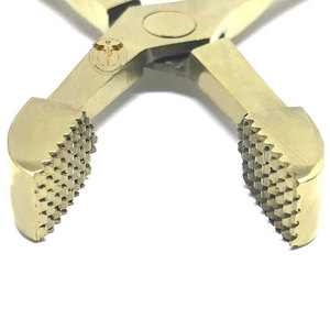 Gold Plated Professional Cuticle Nipper Double Spring Heavy Duty <b>Nail</b> Clipper for Manicure Pedicure Salon Tools - Product Image 5