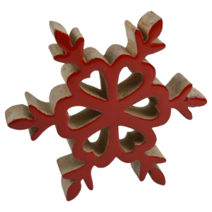 Vajilla con forma de estrella con acabado pintado en color blanco, diseño decorativo para el hogar, el mejor adorno decorativo para interiores. - Product Image 5