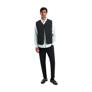 Mens Casual Quilted <b>Body</b> <b>Warmer</b> Vest Jacket With Comfortable Fit And Durable Outdoor Streetwear Style - Product Image 3