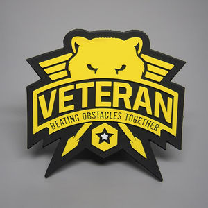 Parches de PVC con Logotipo Personalizado, Parches de Goma de PVC Suave en 3D con Gancho y Bucle - Product Image 4