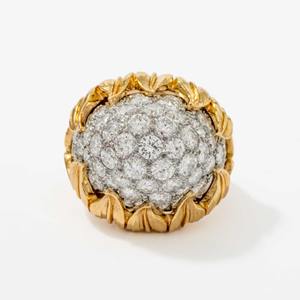 แหวนทองคำขาว 14K พรีเมียม ประดับเพชรทรงกลม 4.50 กะรัต เจียระไนแบบ F VS2 เพชรเลี้ยงในห้องปฏิบัติการ ดีไซน์โดม สำหรับเป็นแหวนหมั้นสำหรับเธอ เป็นของขวัญ - Product Image 2