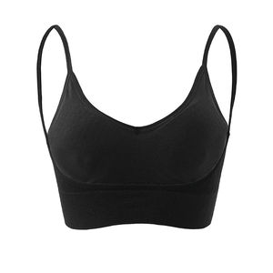 Soutiens-gorge de sport noirs à bretelles élastiques souples, anti-transpiration, faible MOQ, sexy, pour le yoga et la gym, vêtements de fitness personnalisés - Product Image 3