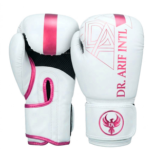 Venta Directa de Fábrica, Guantes de Boxeo de Cuero PVC Impermeables, Diseño de Dedos Completos para MMA, Cierre de Gancho y Bucle, Peso de 12 oz, Logotipo Personalizado - Product Image 5
