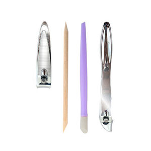 Juego de Manicura y Pedicura de Acero Inoxidable con Logotipo Personalizado al por Mayor, Juego de 12 Herramientas con Estuche de Cuero - Product Image 5