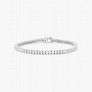 Pulsera de tenis para mujer, plata 925, diamantes redondos de talla brillante, engaste en canal, estilo clásico, uso diario - Product Image 1
