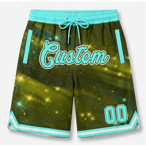 Short de basketball entièrement imprimé par sublimation, haute qualité, personnalisé, en mesh, vente chaude - Product Image 6