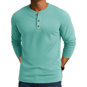 Chemise en coton 100% de haute qualité, confortable, à manches longues, t-shirt personnalisé, différentes couleurs, t-shirt décontracté - Product Image 4