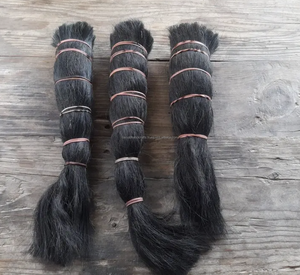 Pelo de cola de búfalo para la producción de cepillos artesanales Color mezclado para hacer cosméticos Cepillo Precio al por mayor - Product Image 4