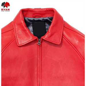Vestes en cuir sur mesure pour hommes, couleurs unies, logos personnalisés, grandes tailles, vestes respirantes de Ryan Pro Gear - Product Image 4