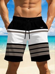 <b>Men's</b> Board Shorts Hot Shorts Print Quick Dry Eco-Friendly Breathable Drawstring Casual Swim <b>Trunks</b> Short Length Low Waist - Product Image 4