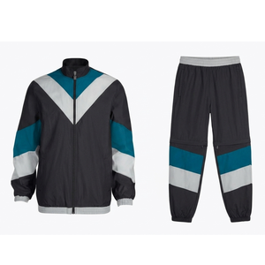 Survêtement pour homme de haute qualité, écologique, grande taille, séchage rapide, respirant, coupe-vent, léger, confortable, vêtements de sport personnalisés - Product Image 1
