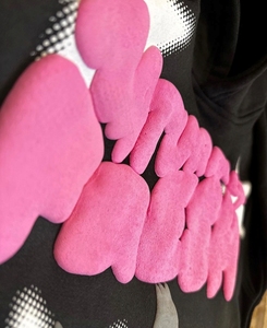 Sweat à capuche épais 100% coton pour hommes 400gsm épais éponge double couche pour l'hiver brodé avec impression numérique surdimensionné - Product Image 5