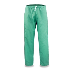 Unisex Green V-Neck <b>Scrub</b> Set With Pockets Hospital <b>Uniforms</b> Cotton Polyester Woven Fabric - Product Image 5