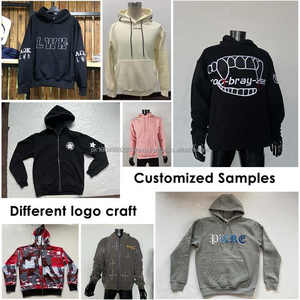 Sudaderas con Capucha Lisas, Personalizadas con Logotipo, Gruesas, Holgadas, con Hombros Caídos, para Hombre, Ropa Urbana - Product Image 5