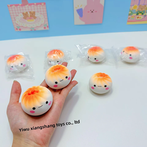Cute Bun Squishy Stress <b>Ball</b> Soft <b>Squeeze</b> Toy Sensory Fidget Dumpling Toy for Kids and Adults - Product Image 4