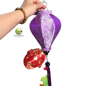 Custom Printed Hoi An Lantern Handmade Silk <b>Decorative</b> Lantern for Branding Event and Promotional Gifts - Product Image 5